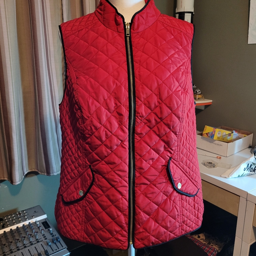 Charter Club quilted vest